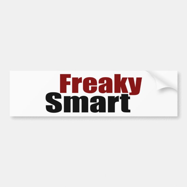 Freaky Smart Autoaufkleber (Vorne)
