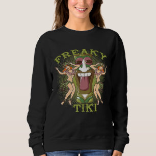 Freaky Tiki Gods Totems Idols Retro Tropisches Pol Sweatshirt