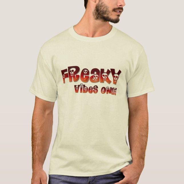 "Freaky Vibes Only"-dgn4 by Maaya Prints, Men's T-Shirt (Vorderseite)