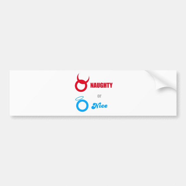 Frech oder Nizza - Emo alternativer Autoaufkleber (Vorne)