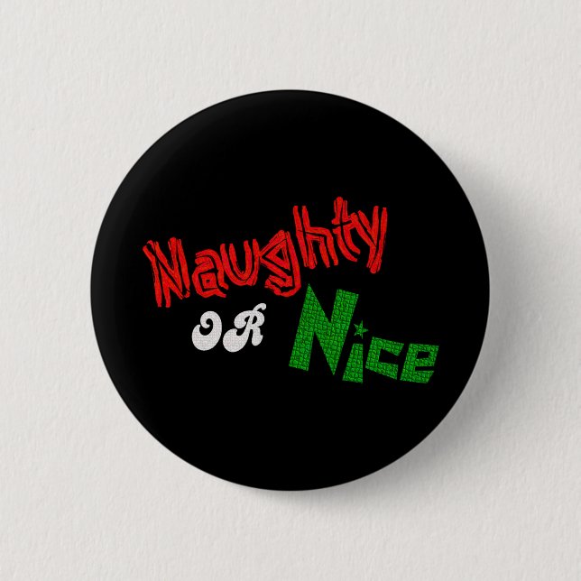 Frech oder Nizza? Knopf Button (Vorderseite)