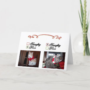 Frech und Nizza Feiertagskarte