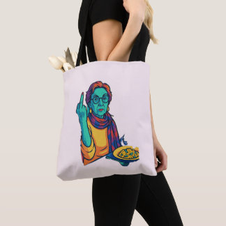 Freche Denim-Tasche/Louise sagt alles