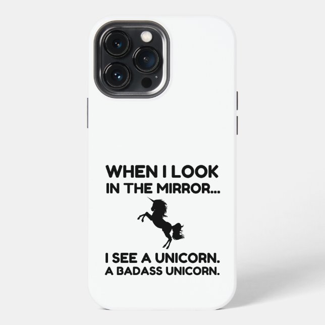 FRECHE EINHORN iPhone HÜLLE (Rückseite)
