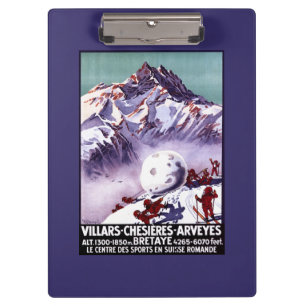 Freche Gnomes, die riesiges Schneeball-Plakat Klemmbrett