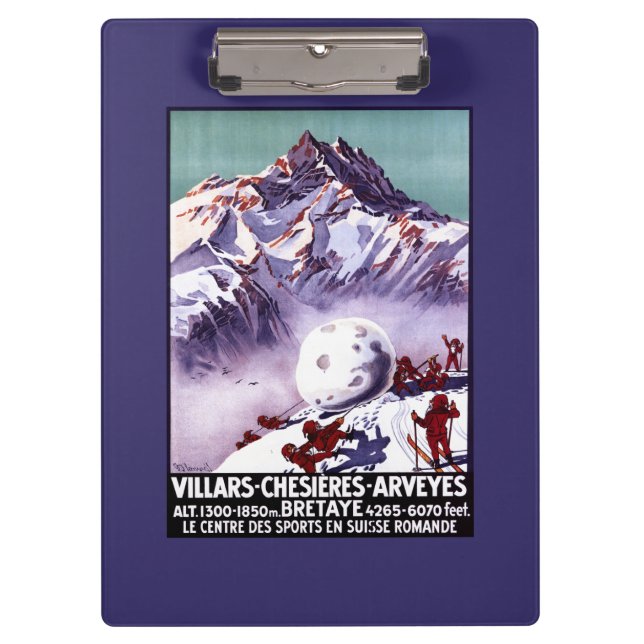 Freche Gnomes, die riesiges Schneeball-Plakat Klemmbrett (Vorderseite)