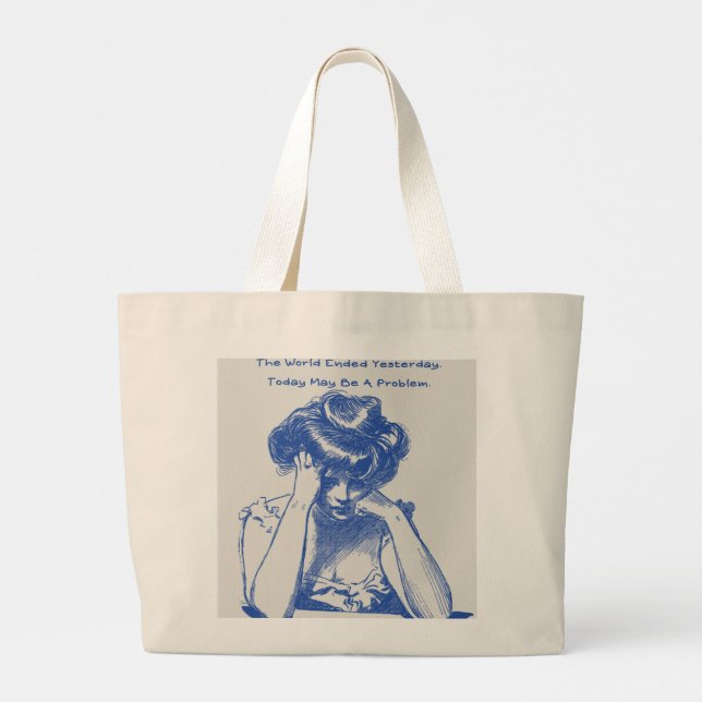 Freche große Tasche (Rückseite)
