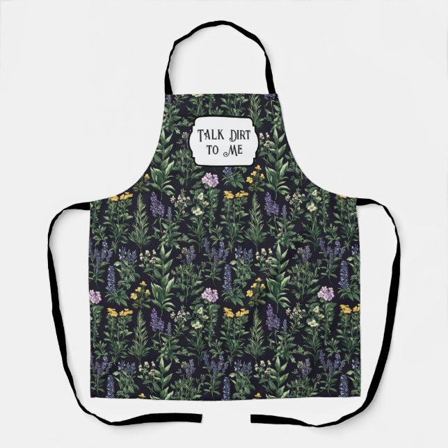 Freche grüne Hexenschürze Schürze (Vorderseite)