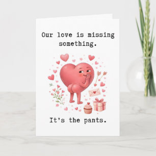Freche Hochzeitstagskarte, Lustige Valentinskarte Karte