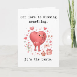 Freche Hochzeitstagskarte, Lustige Valentinskarte Karte