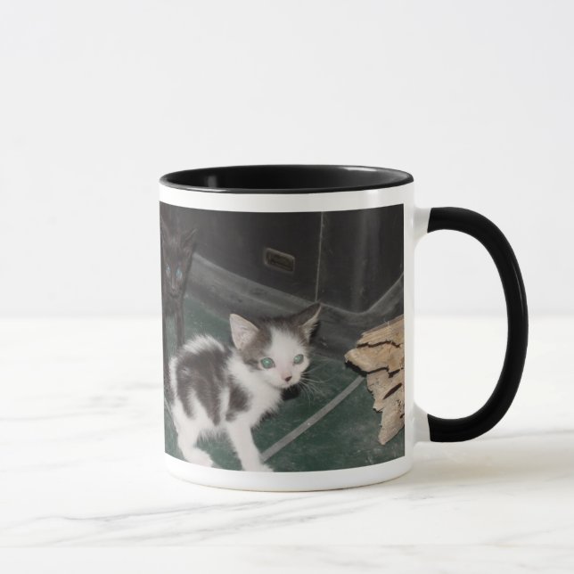 Freche Katzen Tasse (Rechts)