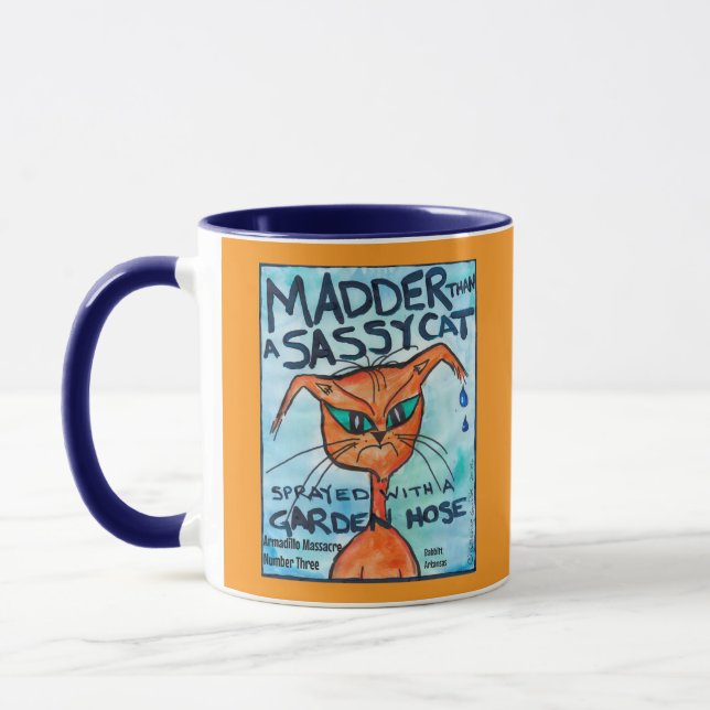 Freche Katzen-Tasse Tasse (Links)