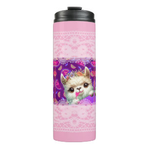 Freche Lama Thermosbecher