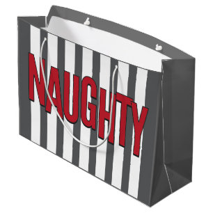 Freche oder Nizza Weihnachtsgeschenk-Tasche Große Geschenktüte