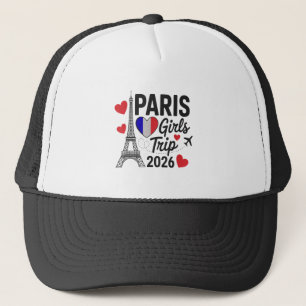 Freche Paris Mädchen Reise 2026 Urlaub Kinder Tref Truckerkappe