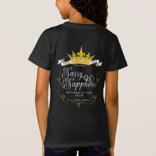 FRECHE SAPHIRE: Offizielles Logo 17-18 auf T-Shirt