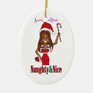 Freche u. Nizza Diva Sankt Keramikornament