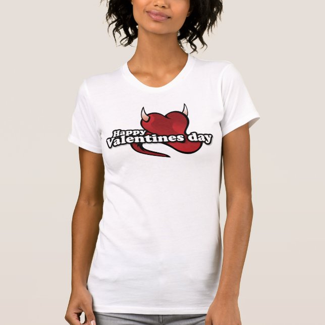 Freche Valentinsgrüße T-Shirt (Vorderseite)