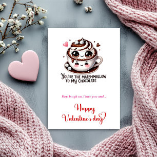 Freche Valentinskarte Süße Früchte Wortwitz Humor Feiertagskarte
