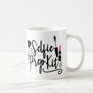 Freche Visagistin Kosmetikerin Prinzessin Selfie Kaffeetasse