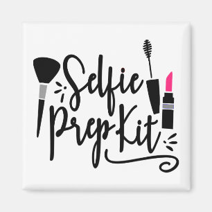 Freche Visagistin Kosmetikerin Prinzessin Selfie Magnet