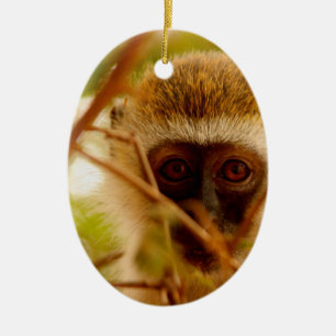 Frecher Affe. Keramikornament