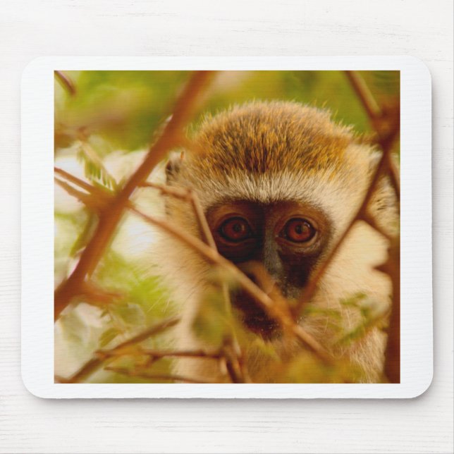 Frecher Affe. Mousepad (Vorne)