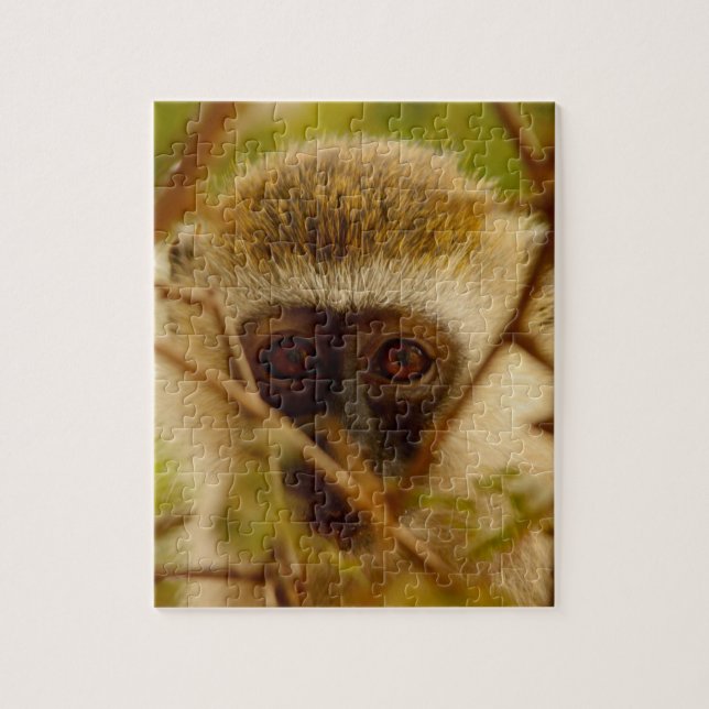 Frecher Affe. Puzzle (Vertikal)