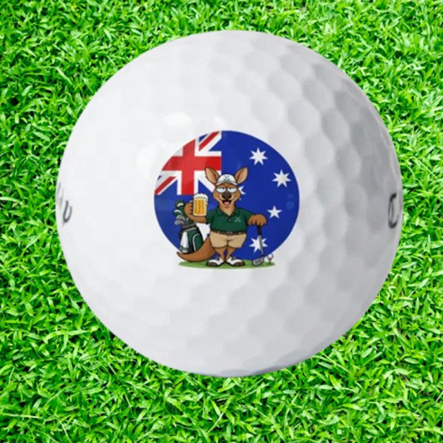 frecher australischer Kangaroo Golfball (combine bold Aussie attitude with pro-level performance,)