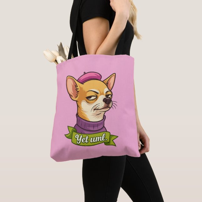 Frecher Chihuahua-Aufkleber  (Von Nahem)