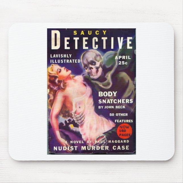 Frecher Detektiv Mousepad (Vorne)