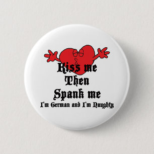 Frecher Deutscher Button