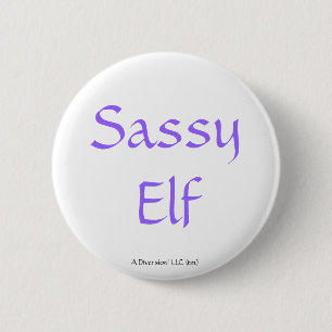 Frecher Elf Button