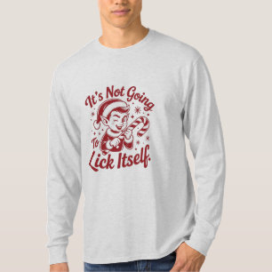 Frecher Elf – "Es wird sich nicht selbst lecken" L T-Shirt