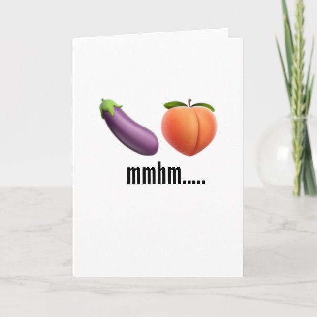 Frecher emoji Geburtstags-Freundinfreund Karte (Vorderseite)