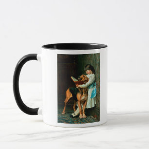 Frecher Junge oder obligatorische Bildung Tasse