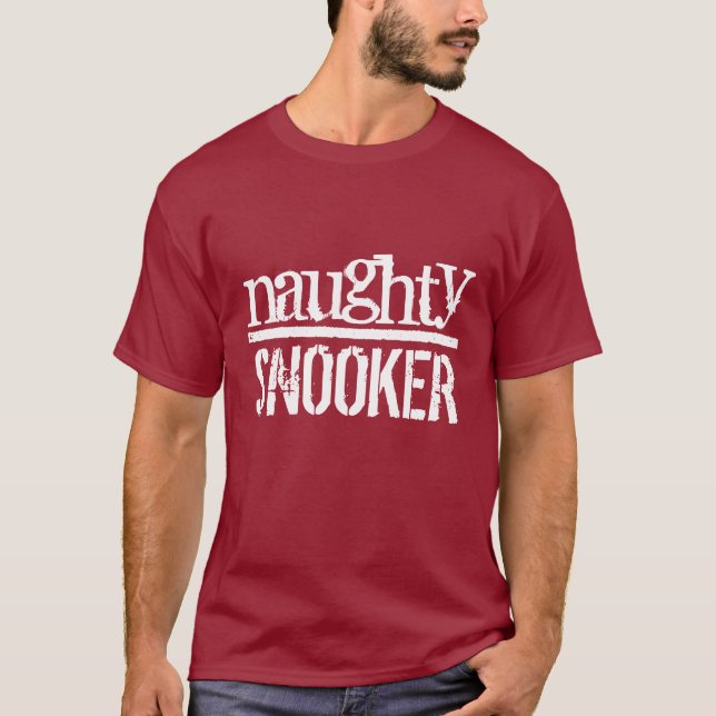 Frecher Snooker-T - Shirt (Vorderseite)