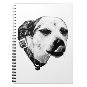 Frecher Terrier Notizbuch – Zwinkern und Lecken Notizblock