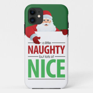 Frecher und Nizza iPhone 5 Fall Weihnachtsmanns Case-Mate iPhone Hülle
