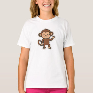 Freches Affen-Kinder-T-Shirt – Lustiges Dschungelt T-Shirt