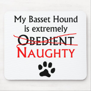Freches Basset Hound Mousepad