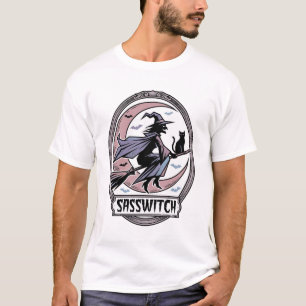Freches Hexen-Shirt Vintage Halloween-Kunst_1 T-Shirt