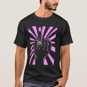 Freches Ringfinger Hochzeit Junggesellinnenabschie T-Shirt