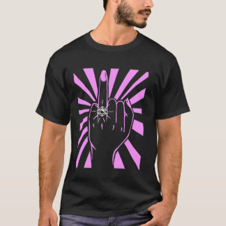 Freches Ringfinger Hochzeit Junggesellinnenabschie T-Shirt