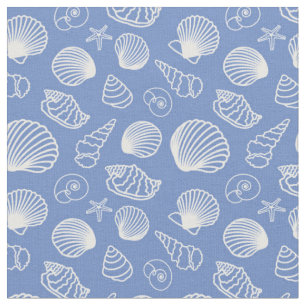 Freches Seashell-Muster Stoff