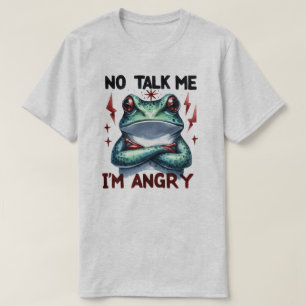 Freches T-Shirt mit Grafik und Zitat: Ich bin ein
