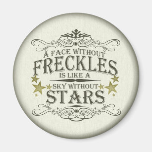 Freckles sind niedlich magnet