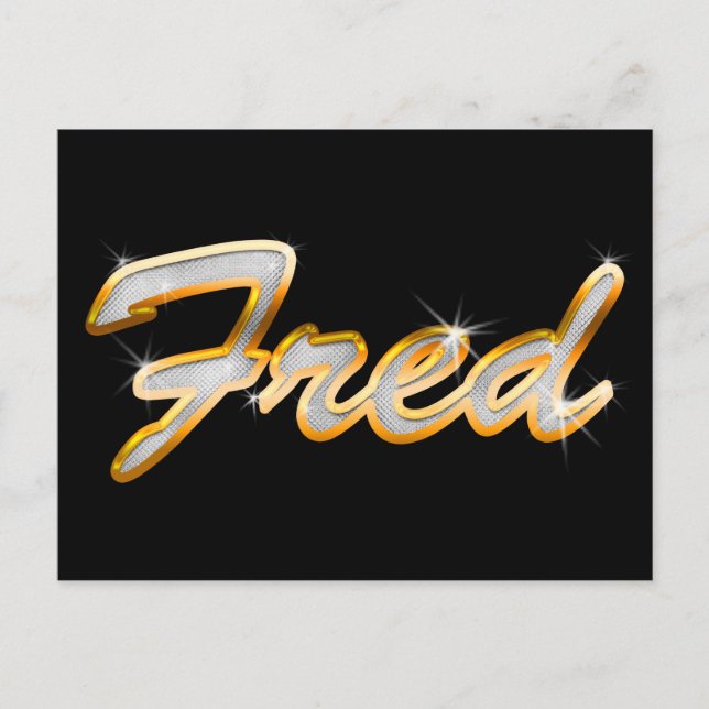 Fred Bling Postkarte (Vorderseite)