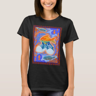 Fred der Fisch Grafik T-Shirt
