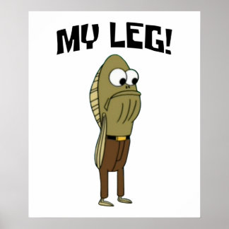 Fred die Fische mein Leg Poster